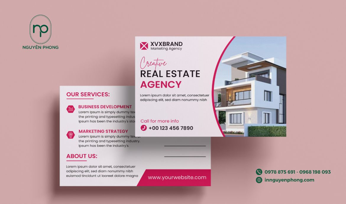 Card Visit Bất Động Sản – Gây Dấu Ấn Từ Cái Nhìn Đầu Tiên